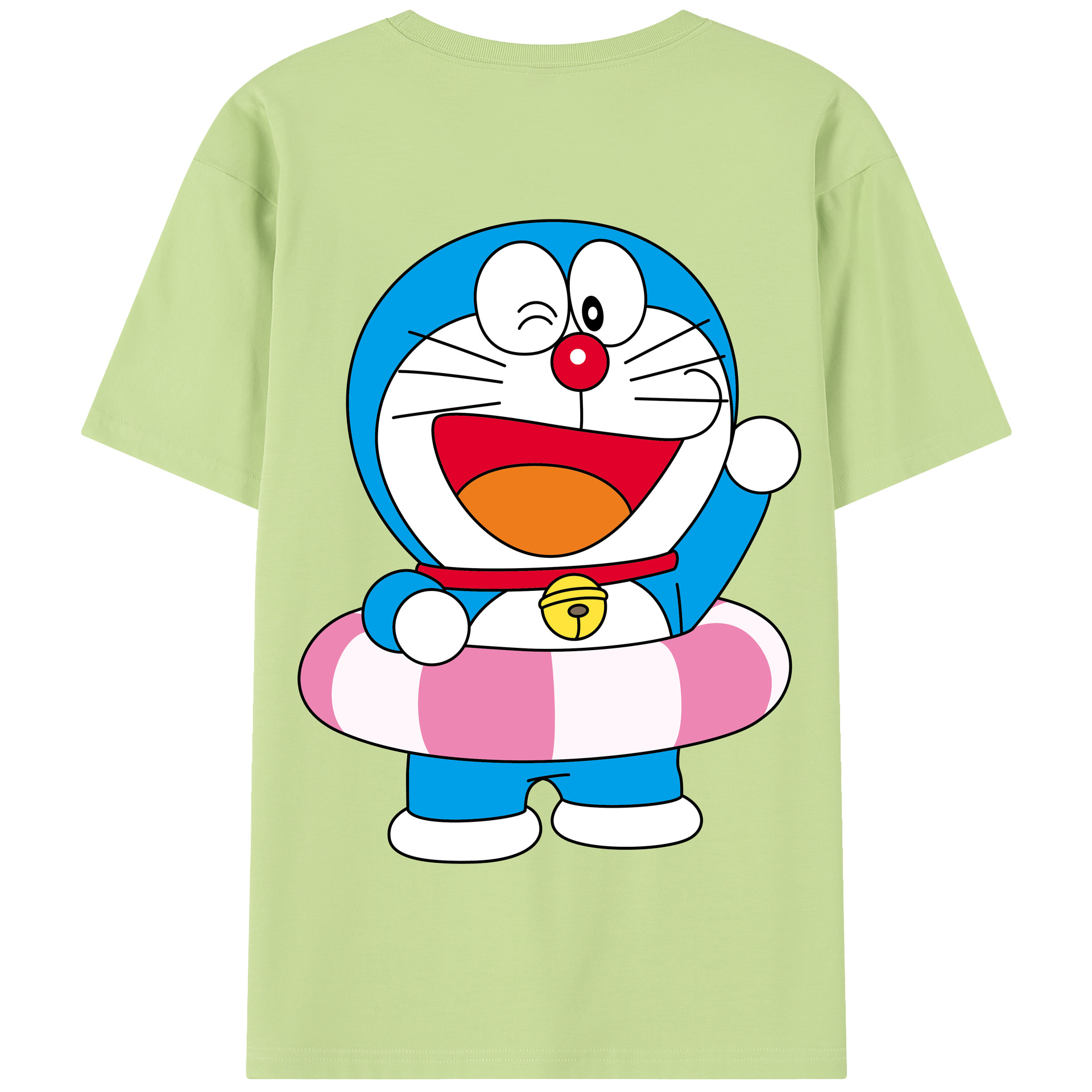 （画像用） ドラえもん Doraemon 綿100％半袖Tシャツ（背面プリント）